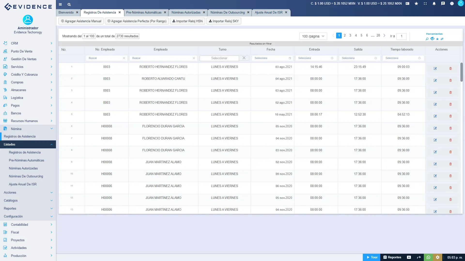 Préstamos de nómina, Evidence Technology